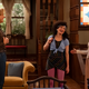 Vision, Agnes, and Wanda in the living room.